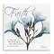 Stupell Industries Faith Phrase Flower Silhouette Wall Plaque Art